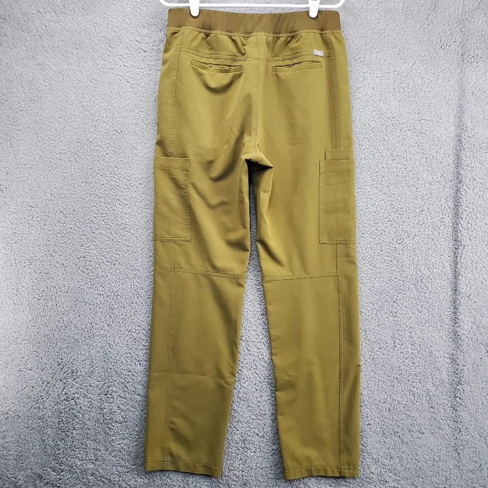 Figs Axim Cargo Scrub Pants Mens Small Green T2001